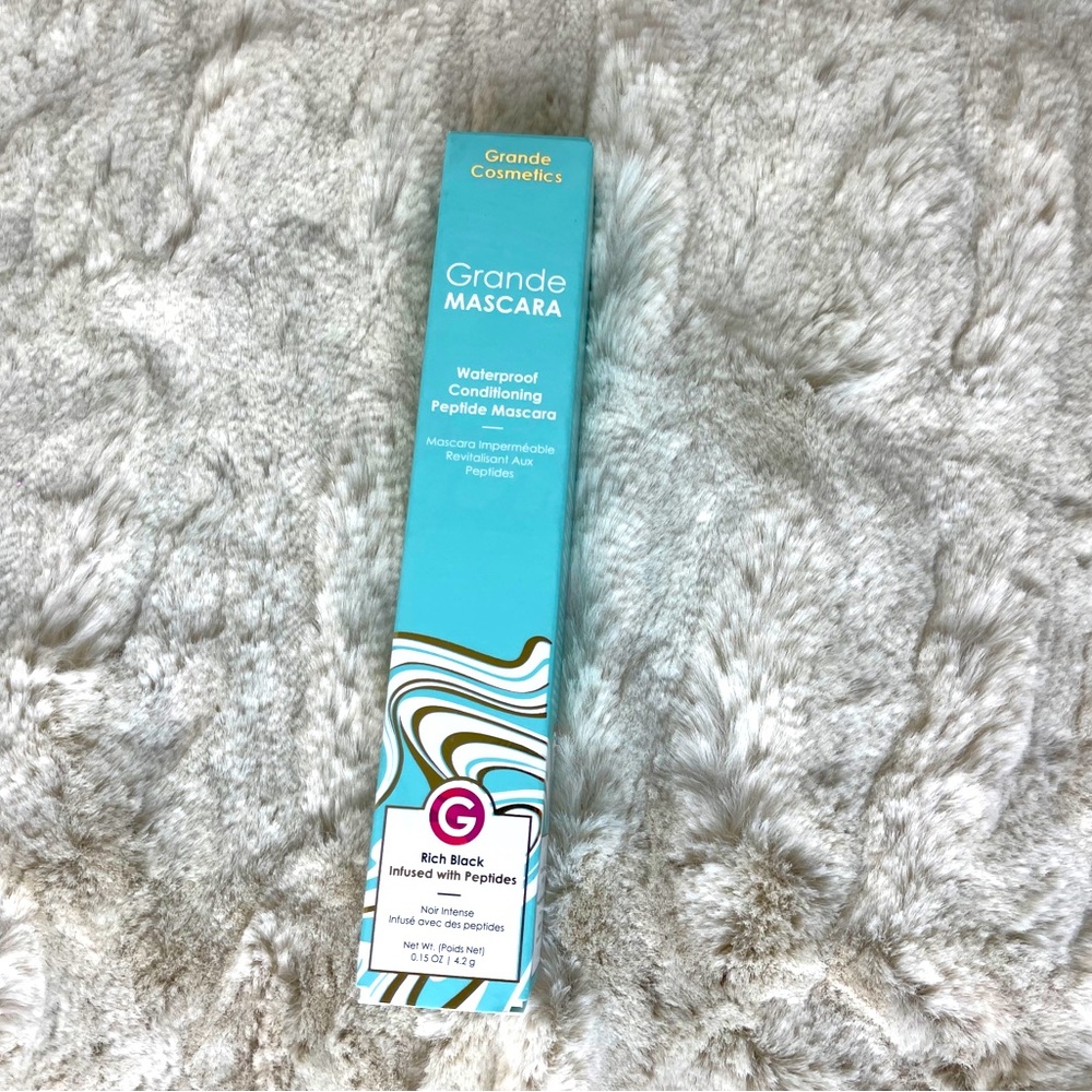Grande Cosmetics new Waterproof Conditioning Mascara in Rich Black 0.15oz